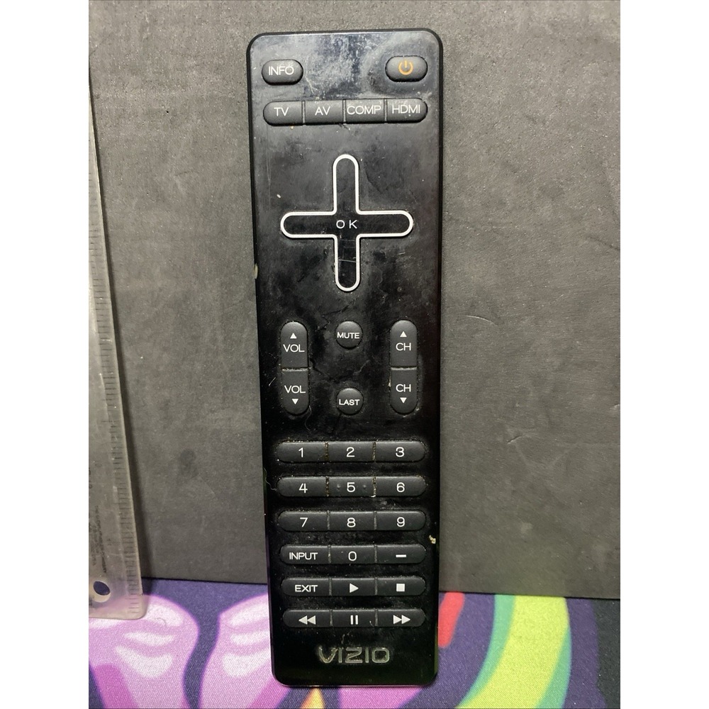 Vizio VR9 Black Infrared LED TV Remote Control for Vizio TV M160MV M190MV  D3